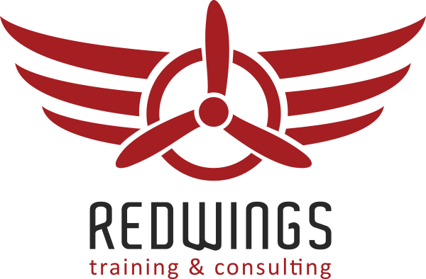 REDWINGS Logo dwukolorowe CMYK