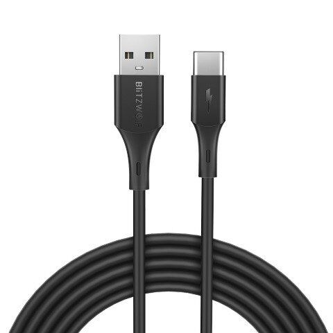 Kabel USB typu C BlitzWolf 1,8m czarny