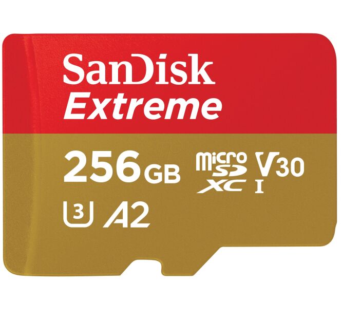 Karta pamięci Sandisk EXTREME micro SDXC 256 GB Class 10 U3 UHS - I