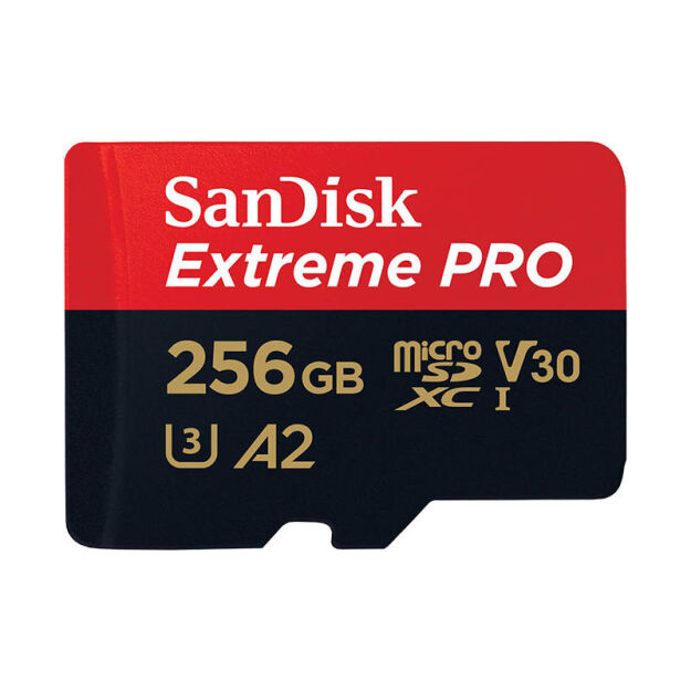 Karta pamięci Sandisk EXTREME PRO micro SDXC 256 GB Class 10 U3 UHS - I