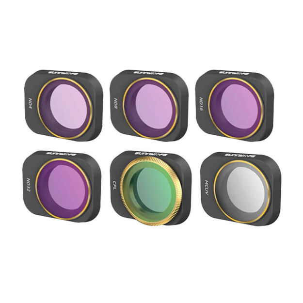 Zestaw 6 filtrów UV+CPL+ND 4/8/16/32 Sunnylife DJI Mini 3 Pro