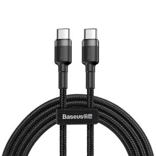 Kabel USB-C / USB-C QC3.0 3A 1m Baseus Czarny